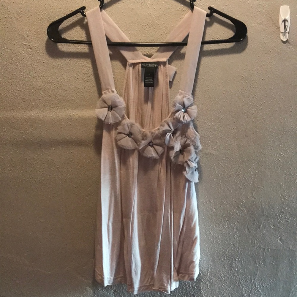 Lavender Blouse Front Tank